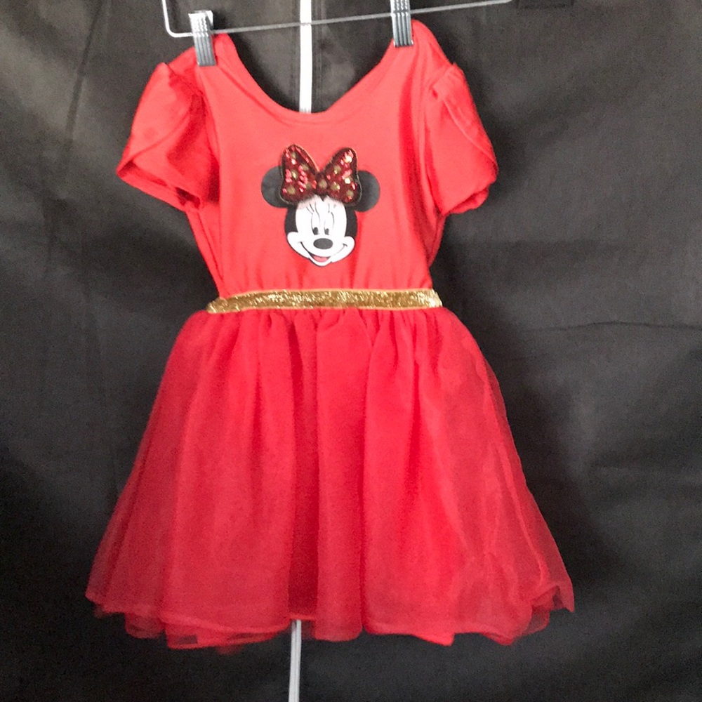 Disney Minnie Mouse red dress 5T